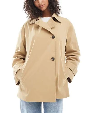 ONLY asymmetric Trench Coat