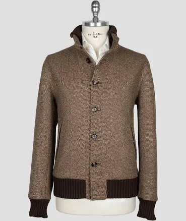 Kired Brown Virgin Wool Cashmere Coat