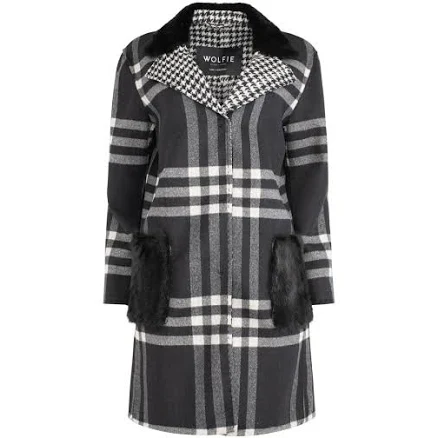 Kate Cashmere Coat with Mink Fur Trim