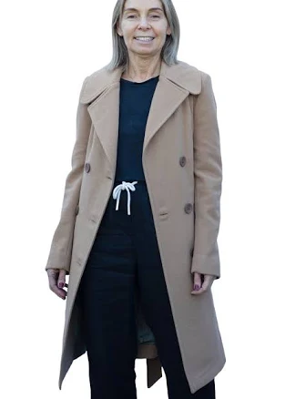 Kate Double Breasted Cashmere Wool Coat