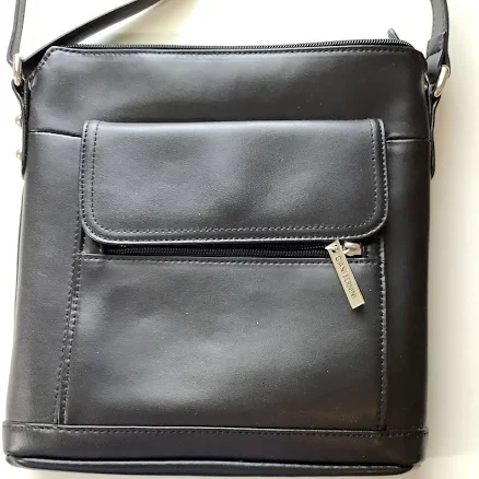 Giani Bernini Women's Nappa Leather Front Zip Crossbody