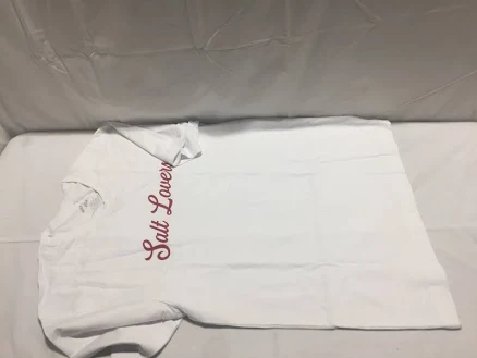 Salt Lovers Club Logo T-shirt Tee White Mens Size Large N611