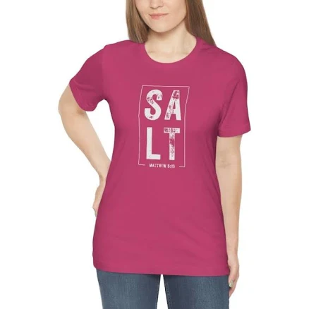 SALT | Christian | Matthew 5:13 | Jersey Short Sleeve Tee