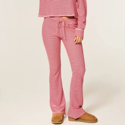 Hollister Gilly Hicks Cozy Waffle Bootcut Pants