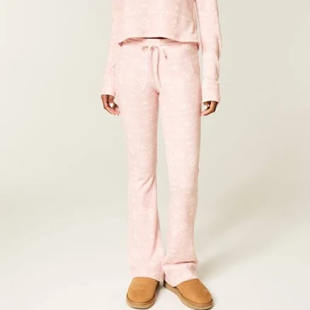 Hollister Gilly Hicks Waffle Bootcut Pants