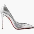 Christian Louboutin Women's Kate Croc-Embossed Crackled Leather Pumps