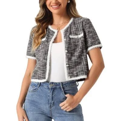 Cropped Tweed Jacket