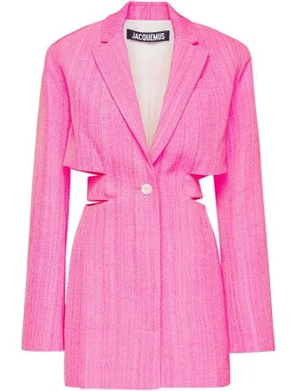 Jacquemus Bari Cut-Out Tailored Dress