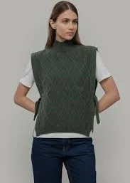 Women's Recycled Wool Vest Delia