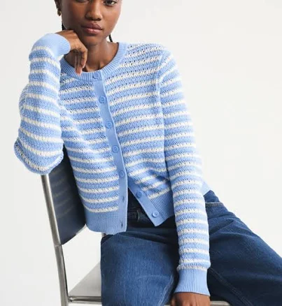 Abercrombie & Fitch Women's Shrunken Crew Cardigan