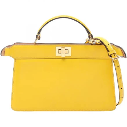 Fendi Peekaboo Iseeu East-west Woman, Yellow One Size