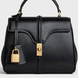 CELINE Mini 16 Satinated Calfskin Leather