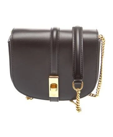 CELINE Women's Small 16 Calfskin Leather Wallet On Chain
