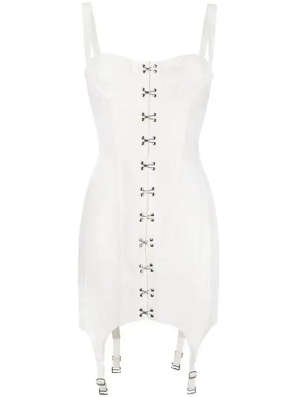 Lace-up Corset Dress