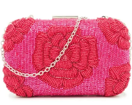 Kelly & Katie Women's Beaded Flower Clutch