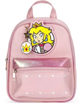 Nintendo Women's Super Mario Princess Peach Mini Backpack