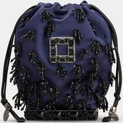Roger Vivier Satin Bucket Bag