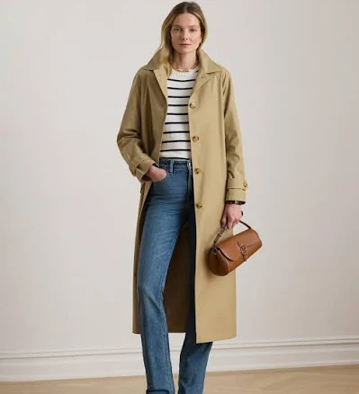 Ralph Lauren Women's Maxi Balmaccan Coat