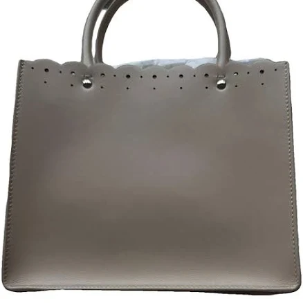Alaïa Mina 20 Leather Handbag Beige Dusty Pink