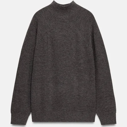Zara Women's High Neck Knit Jumper