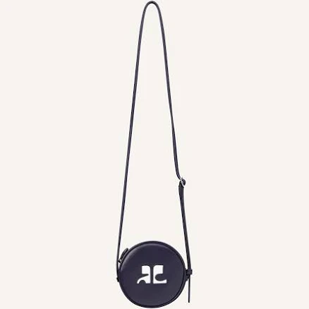 courreges Women's Reedition Leather Circle Bag