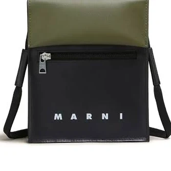 MARNI Men's Tribeca Crossbody Bag with Shoelace Strap