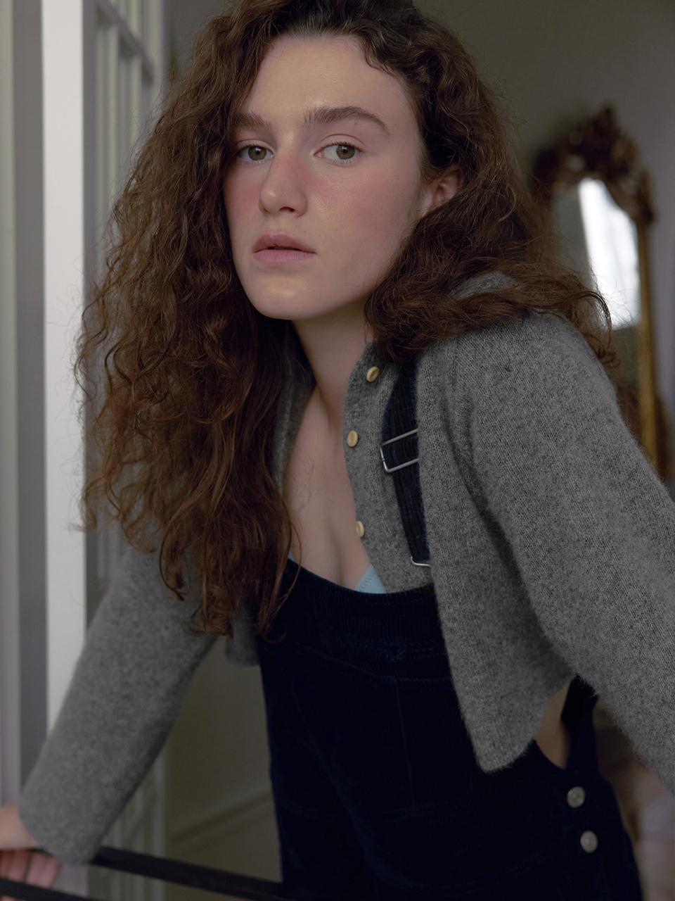 MINI CARDIGAN_GRAY