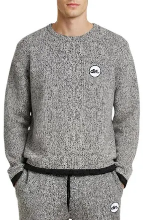 D.RT Men's Oversize Layered Crewneck Sweatshirt