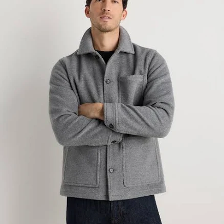 Quince Men's Wool Cashmere Chore Jacket