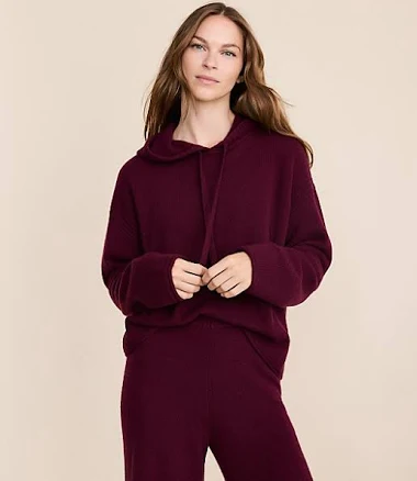 Lou & Grey Women's Cashmere Hoodie
