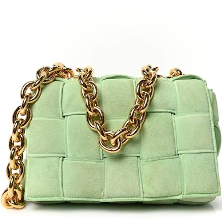Bottega Veneta Women's Chain-Embellished Calfskin Shoulder Bag
