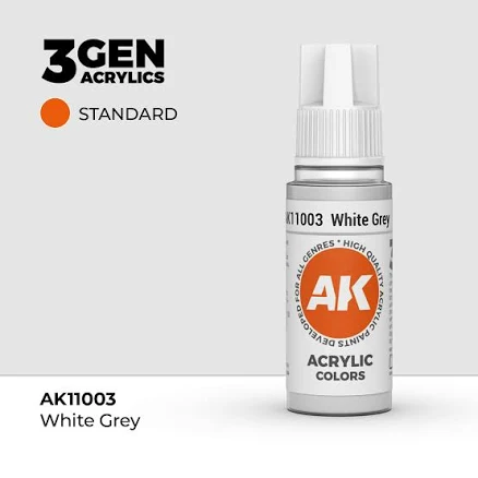AK Interactive 3G Acrylic White Grey 17ml