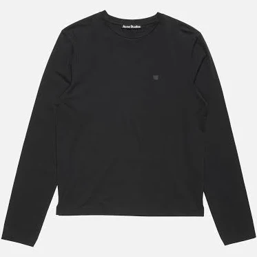 Acne Studios Face Logo Long-Sleeve T-Shirt