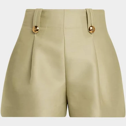 ZIMMERmann Luna Wool Silk Tailored Shorts