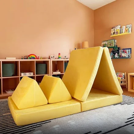 The Nugget Nebula 4 Piece Kids Play Couch