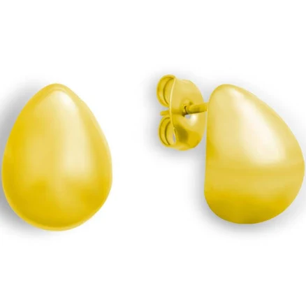 18k Gold Teardrop Earrings