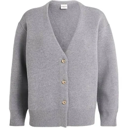 Claudie Pierlot Wool-Blend Oversized Cardigan - Grey - 2