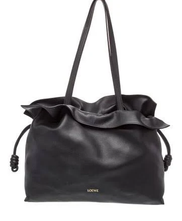Loewe Women's FLAMENCO CLUTCH LARGE Bag - Black - Shoulder bags