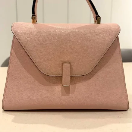 Valextra Iside Top Handle Medium Calf Leather Bag