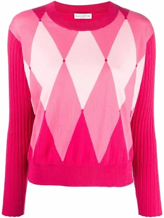 Ballantyne Argyle-intarsia Jumper