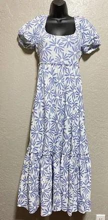 Polo Ralph Lauren Kai Floral Linen Midi Dress Size 2