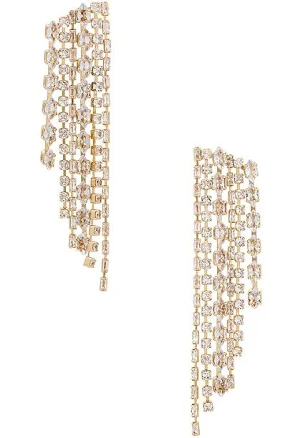 BaubleBar Raina Mixed Crystal Fringe Drop Earrings