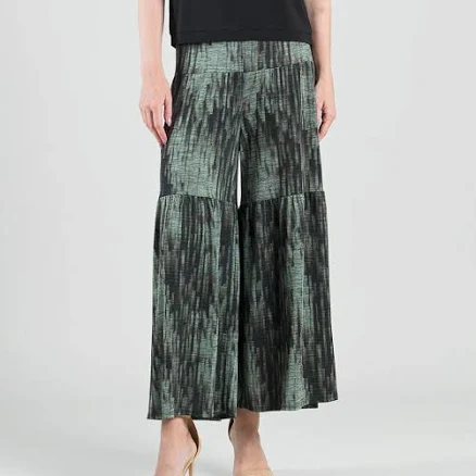 Women's Crinkle Pleat Knit Tiered Skirt