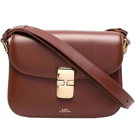 A.P.C. Grace Mini Leather Crossbody Bag