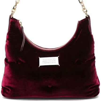 Maison Margiela Women's Glam Slam Velvet Shoulder Bag