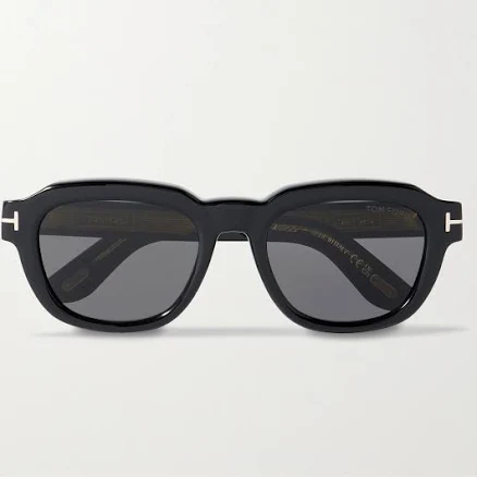 TOM FORD Icon D-frame Acetate Sunglasses - Women - Black Sunglasses