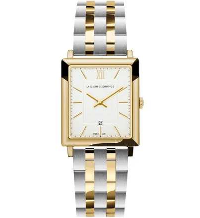 LARSSON & JENnings Boyfriend Classic Mixed Gold Watch
