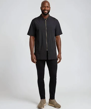 Charlene Colin Jacket (9301) : Color - Black, Size - 2XL, Men's