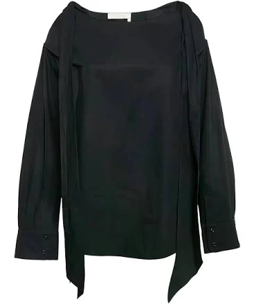 Chloé Asymmetric Tie Blouse