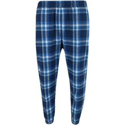 CTM Men's Flannel Plaid Jogger Pants